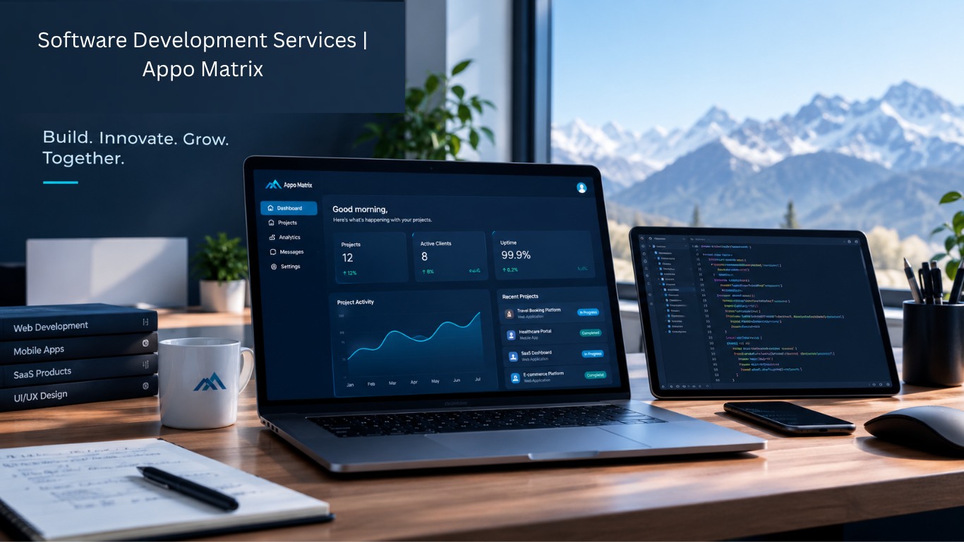 Appo Matrix provides web development, mobile app development, SaaS product engineering, custom software, and UI/UX design services for businesses worldwide.